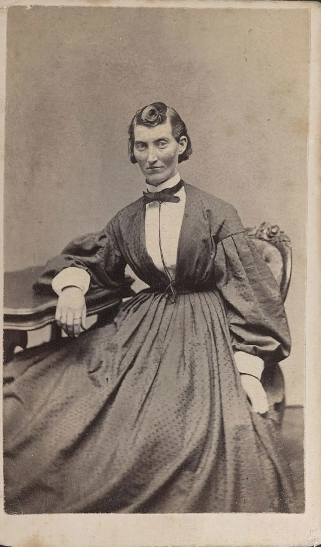 Frances Clayton in women's clothing