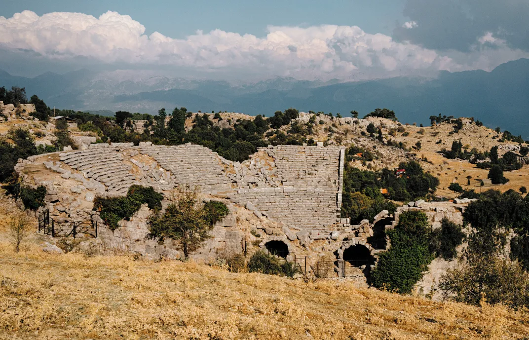 The 9,000-person Roman theater in Selge