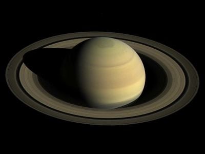 Saturn, the second-largest planet in our solar system, is best known for its layered rings.