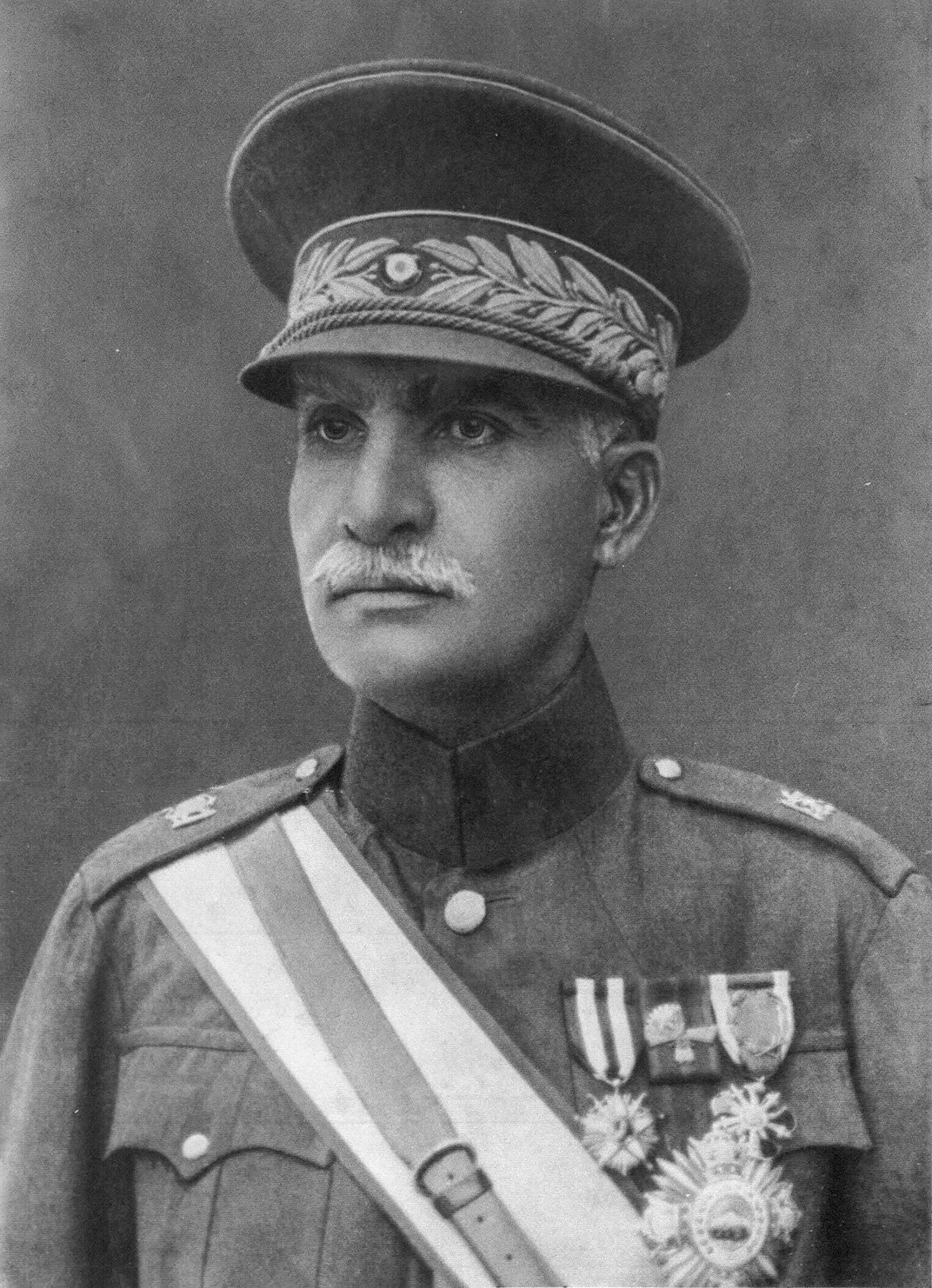 Reza Shah Pahlavi in uniform in the early 1930s