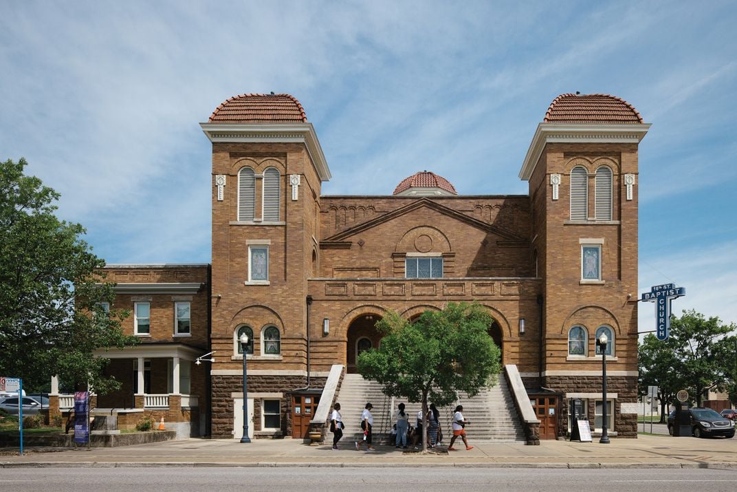 The 16th Street Baptist Church in Birmingham, Alabama